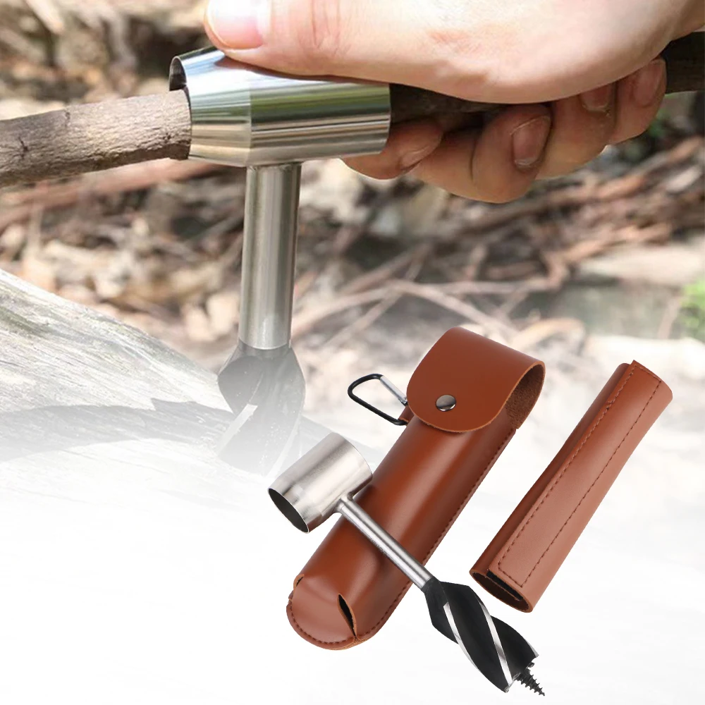 

Auger Drill Bits Hand Drill Punch Tool Portable Drilling Tool Woodworking Tools For Camping Outdoor Hiking Outdoor Survival