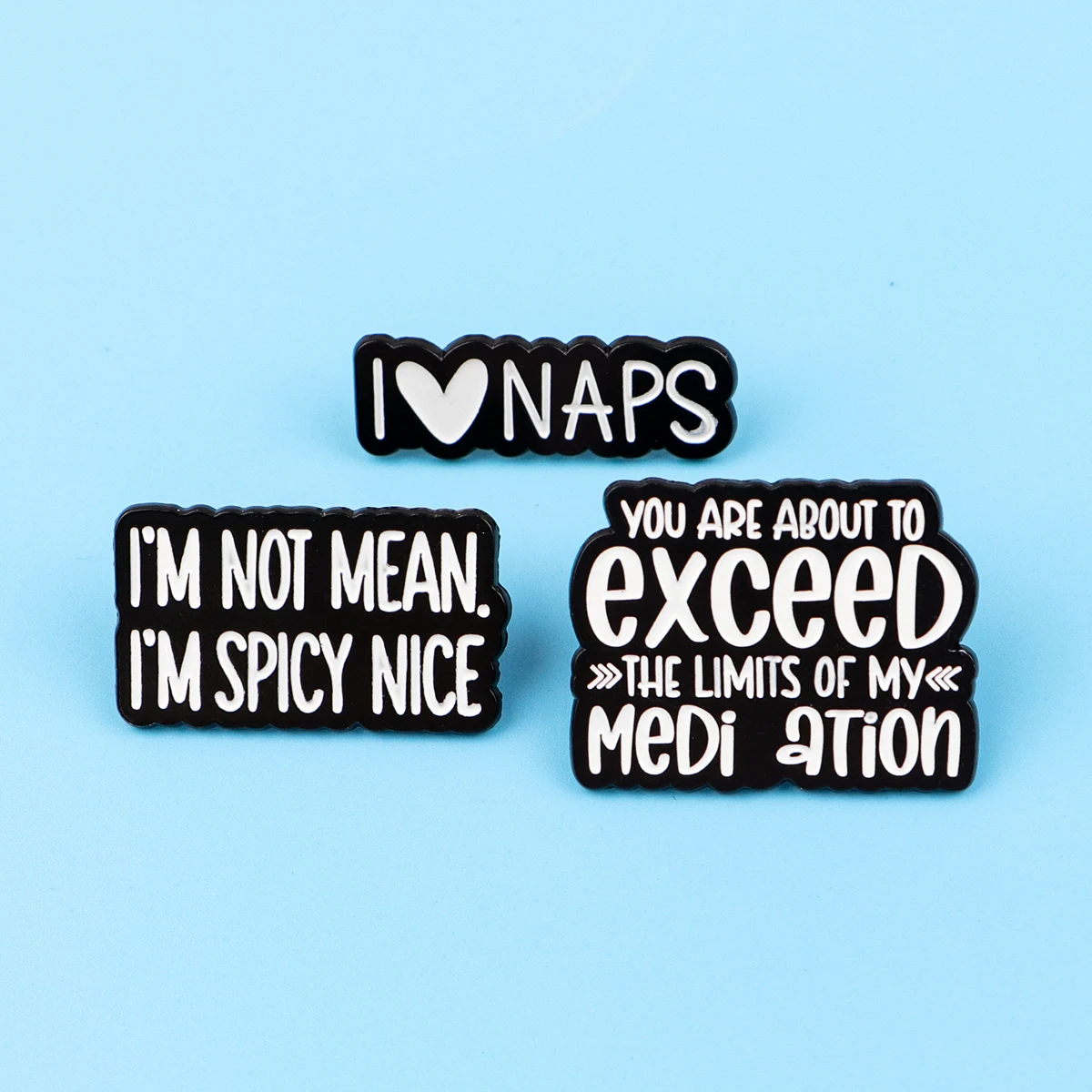Funny Quotes Enamel Pins and Brooches Badge Lapel Pins for Backpacks Bags Backpack Clothes Decoration Fashion Jewelry Gifts