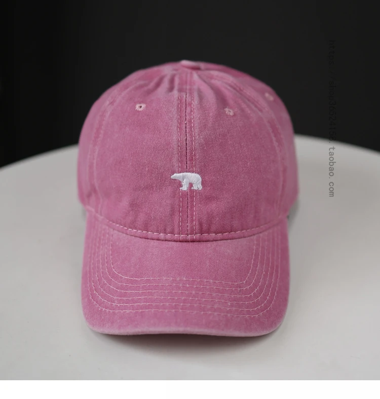 Retro Washed Cotton Baseball Cap for Women Street  Style Casual All-Matching Sun-Proof Face-Looking Small Sun Hat for Men