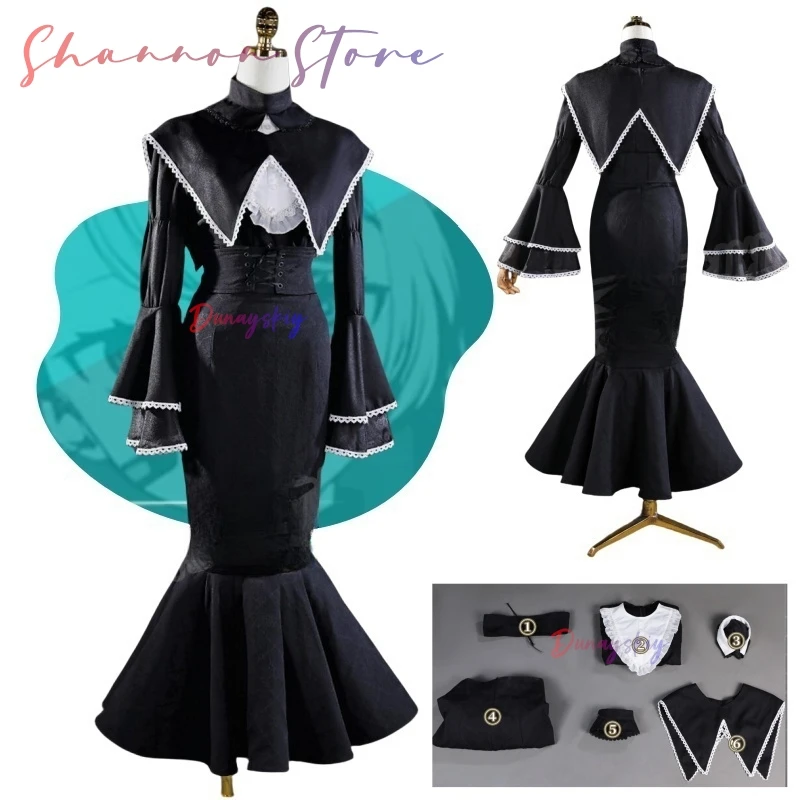 Proyecto Sekai Colorful Stage Feat God-ish Mikukuku Trajes Disfraces de cosplay Flor oscura Cola de pez elevada Fiesta de Halloween rsi
