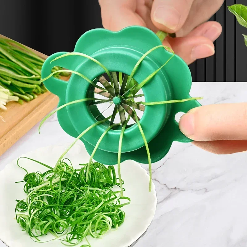 Simple Onion Slicer Stainless Steel Plum Plum Slicer Grater Superfine Spring Onion Filleted Vegetable Slicer Kitchen Tool