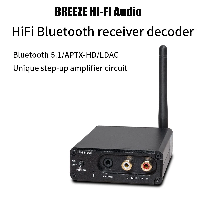 

BREEZE Bluetooth 5.1 Receiver Decode Amplifier Ldac/AptxHD Super special offer newly launched