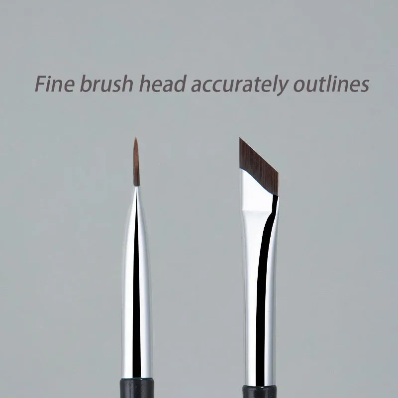 Ultra Thin Fine Angle Flat Eyebrow Brush Upgrade Blade Eyeliner Brush Under The Eyes Place Precise Detail Brush Makeup Brushes