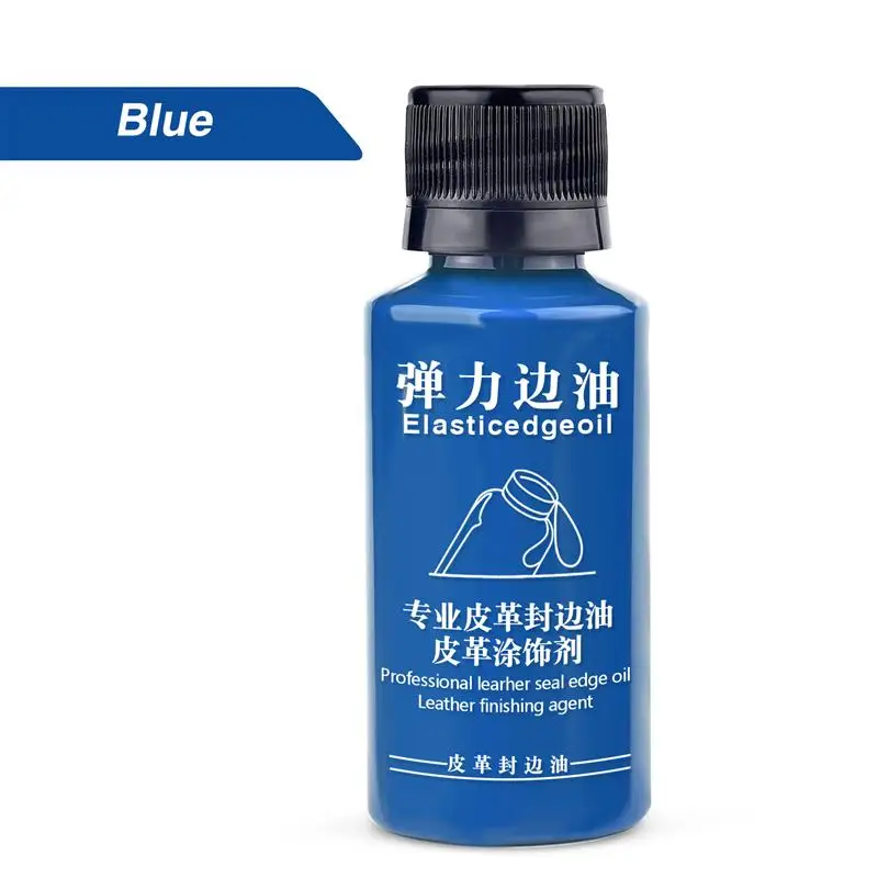 30ml matte elastische Kanten versiegelung Öl Leder farbe DIY Leder kanten farbe Lederwaren Renovierung Trimm kanten versiegelung pigment