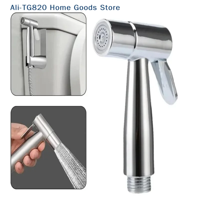 

[TG820]Sprayer Gun Hand Protable Toilet Holder Handheld Faucet Home Bathroom Shower Head Self Cleaning
