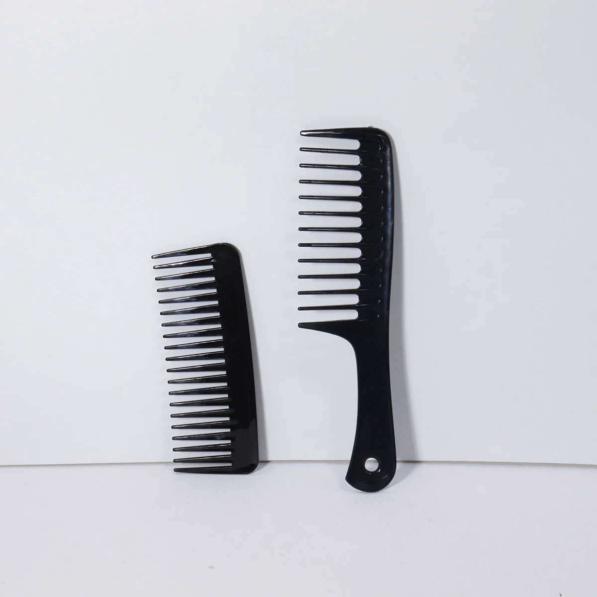 2Pcs Hair Comb Set, Large Wide Toothed Comb, No Handle Styling Comb, Suitable for Both Men and Women, Special for Real Hair Wigs