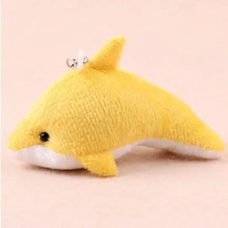 Plush Toy Dolphin Keychain Purse Mini Animals Memorial Gifts Keyring Pendant Fluffy Decorations Boys and Girls Toys Plush Gift