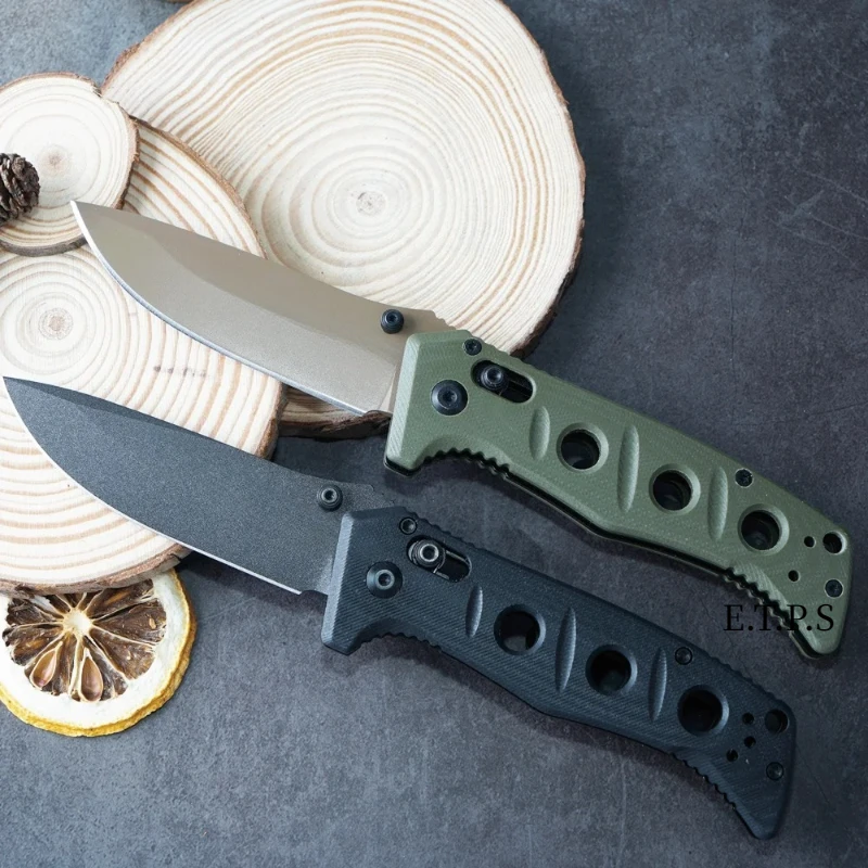 BM273 Folding Knife G10 Handle Outdoor Camping Survival EDC Tool for Fishing Everyday Carry