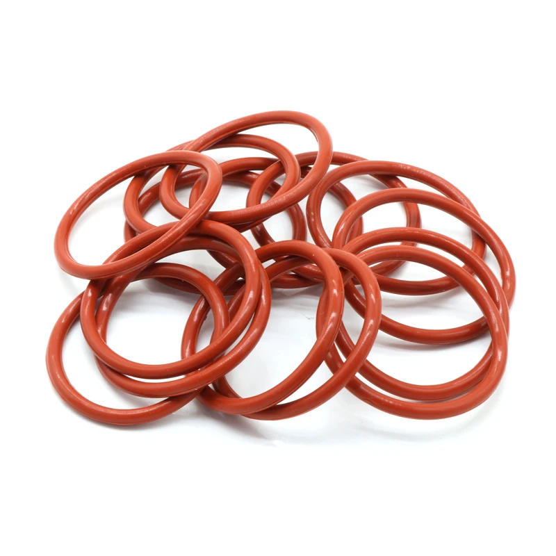 50pcs Food Grade VMQ O Ring Gasket CS 2mm OD 5 ~ 90mm Silicone Rubber Seal Cooker O-ring High Temperature Gaskets