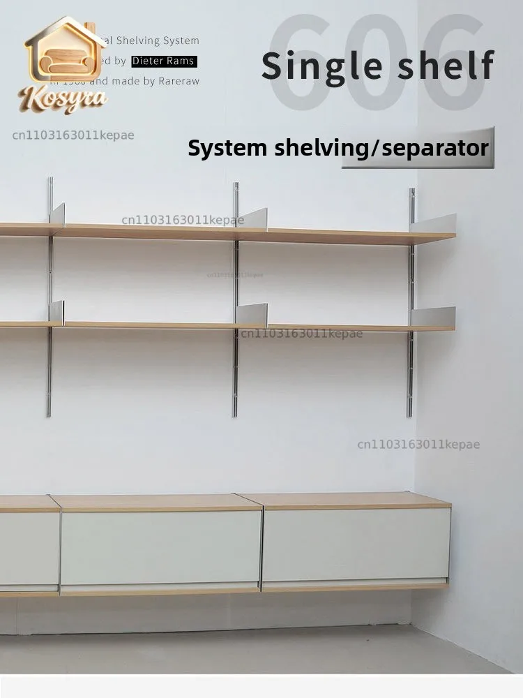 For Custom design VITSOE Voice [wood grain color] Vison 606 shelf system custom beech color, wood grain sticker