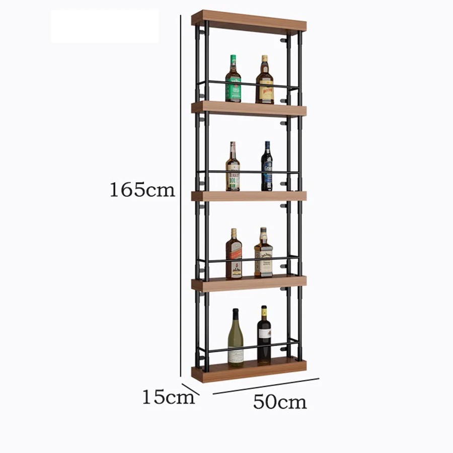 Home Storage Bar Cabinet Corner Outdoor Commercial Boutique Industrial Handmade Wine Rack Square Mobiletto Modern Furniture