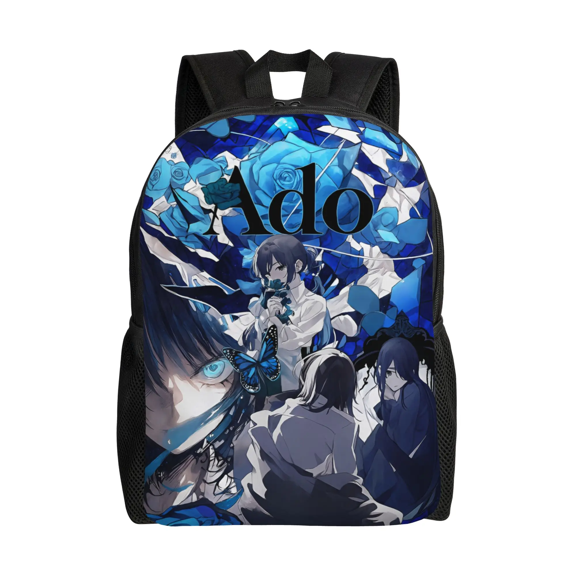 Ado Hibana World Tour Teenage Backpack Lightweight Student Business Anime Singer Daypack Laptop Computer Shoulder Bag