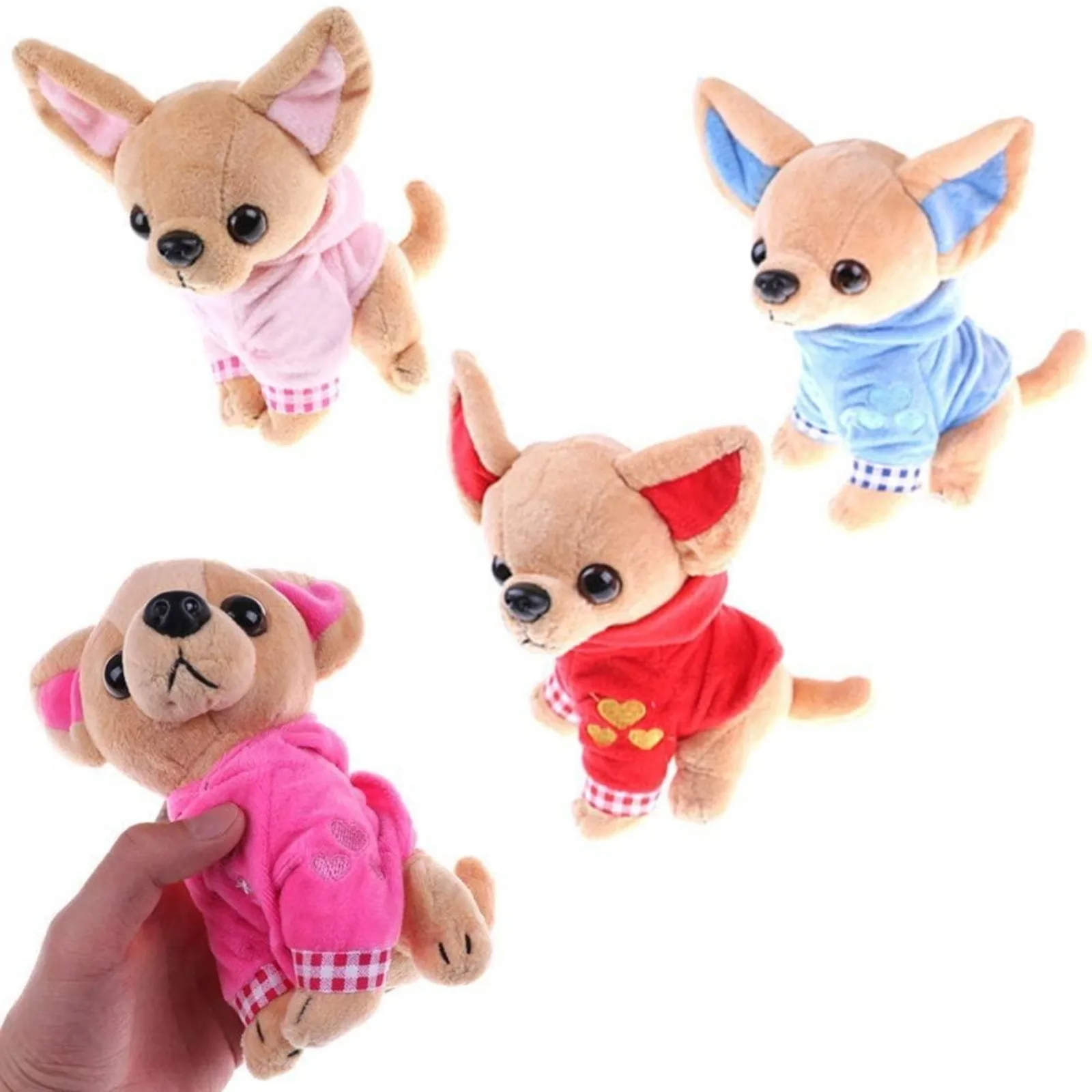 Stuffed Dog Puppy Toy Dog Plush Toy Soft Doll Stuffed Animal Pillow Birthday Gift Present Cute Dog Ornaments Decoration Handicra