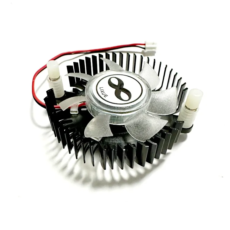 DC12V 0.1A 50mm Diameter BGA Fan Graphics Card Fan Bridge Chips Fan with Heat sink Cooler  circular cooling Fan 2pin