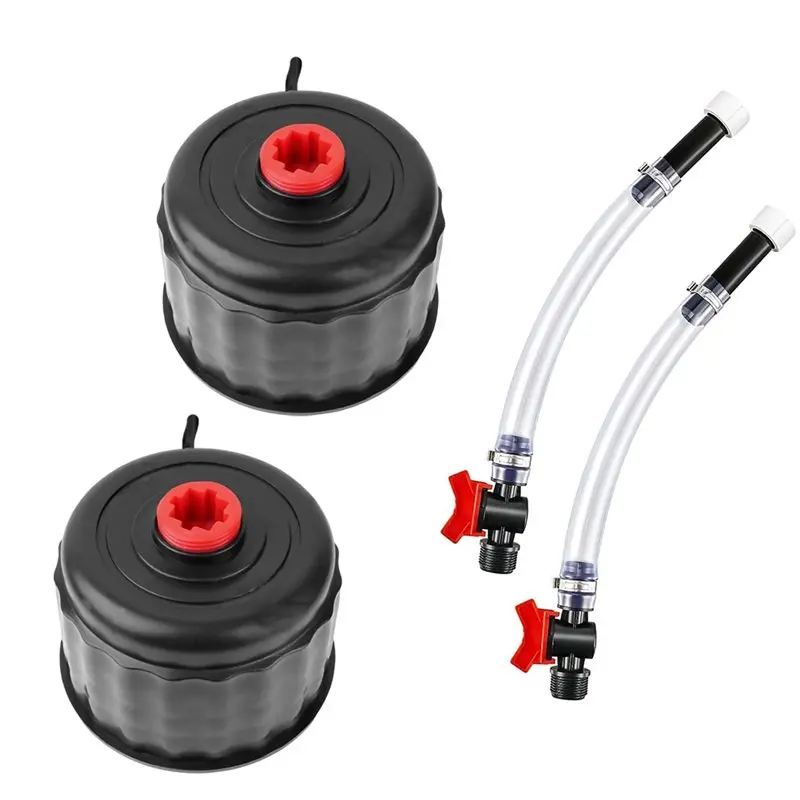 

Fuel Filler Hose Cap 4 Pieces Racing Fuel Jug Cap 5 Gallon Gas Can Cap With Hose Kits For 5 Gallon Container