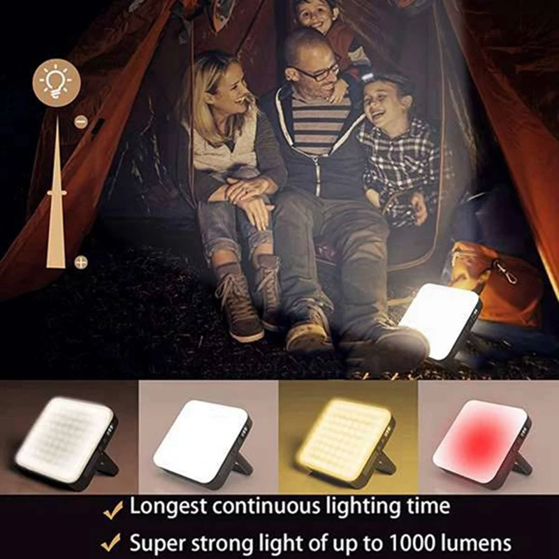 LED Camping Lantern Rechargeable 1000LM, 13500Mah Portable Waterproof Tent Light For Power Outages, Emergency, Hiking