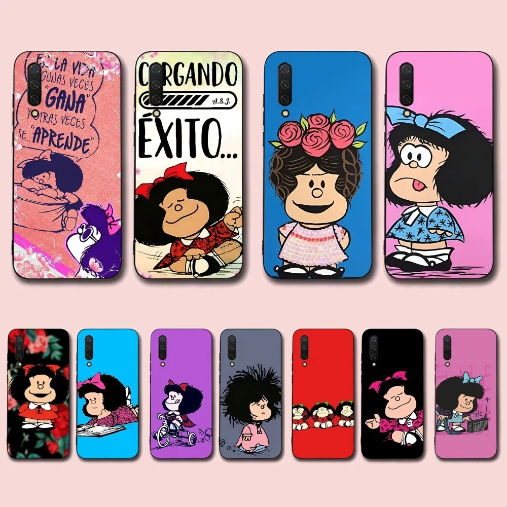 

Anime M-Mafalda Phone Case For Xiaomi Mi 5X 8 9 10 11 12 Lite Pro 10T PocoX3pro PocoM3 Note 10 Pro Lite