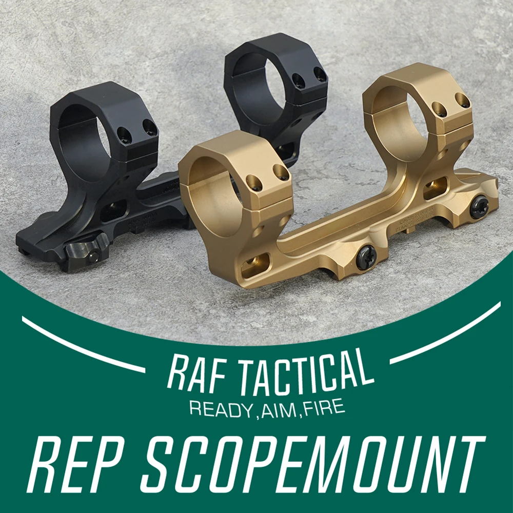 Riflescope Mount Optic Mount 1.54in 30mm AS Mount 0 MOA Made by 7075-T6 Aluminum with Original Markings For Tactical Hunting