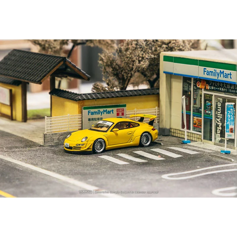 TW In Stock 1:64 RWB 997 NOTTING HILL Diecast Diorama Car Model Collection Miniature Toys Tarmac Works