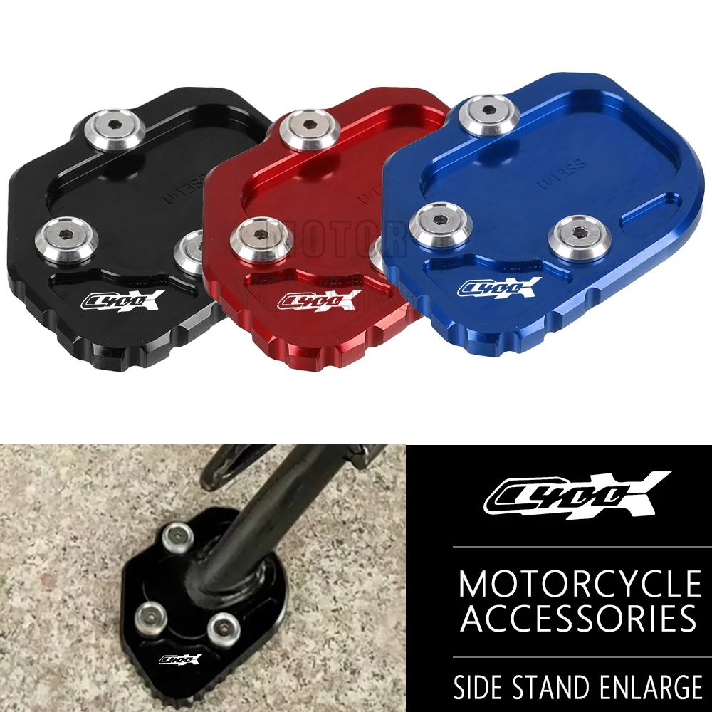 

Подставка для мотоцикла с ЧПУ, опорная пластина для ног, боковая подставка, увеличенная удлинитель для BMW C400GT C400X C400 GT X 2018 2019 2020 2021