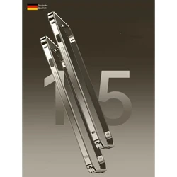 Aluminium Metal Bumper Frame Case for iPhone 16 15 14 13 12 Pro Max Ultra Thin Luxury Light Alloy Protective Hard Back Bumpers