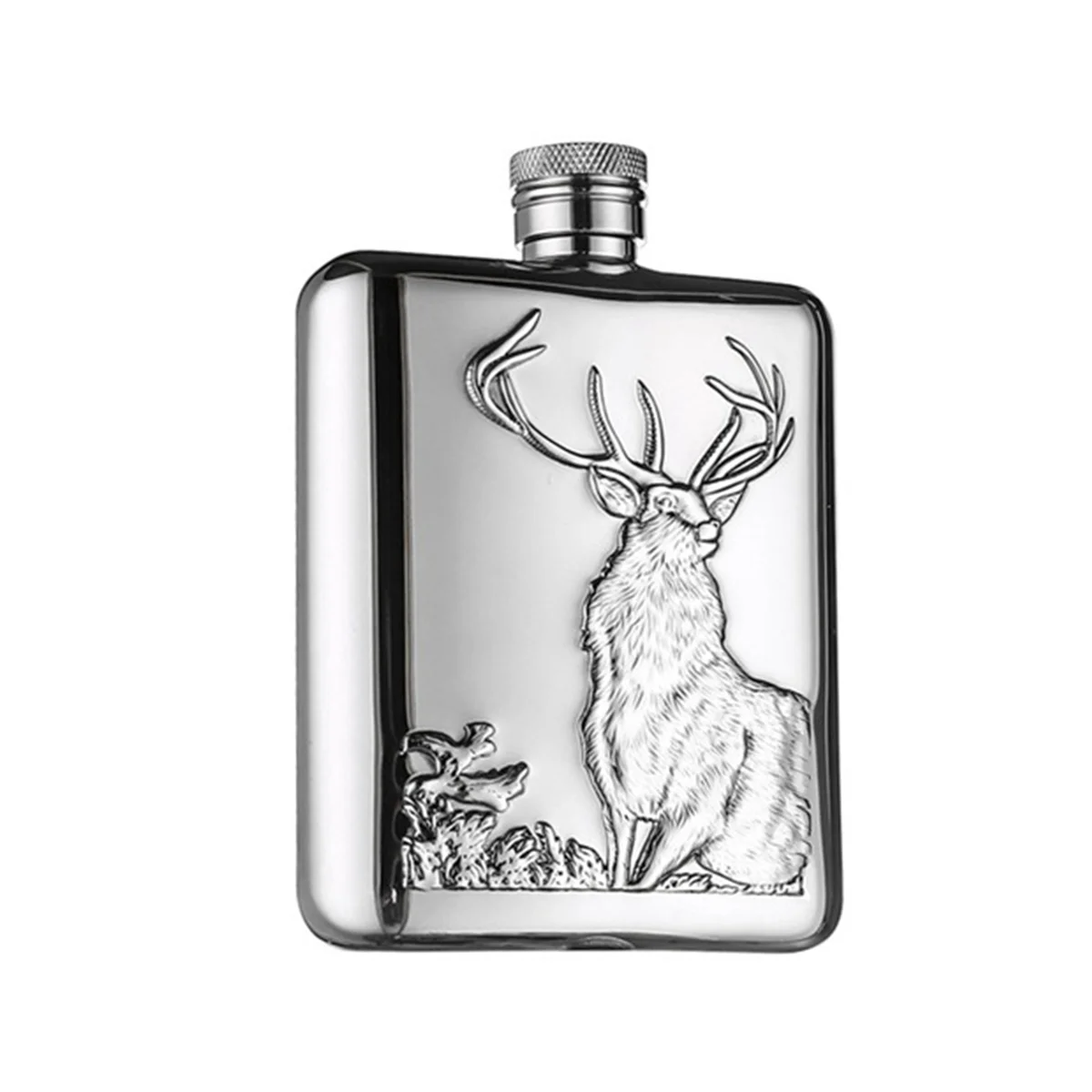 

HONEST Stainless Steel Wine Flask Hip Flask 6 Oz Deer Pattern Whiskey Pocket Whiskey Bottle Alcohol Bottle - Elk 200-300ML