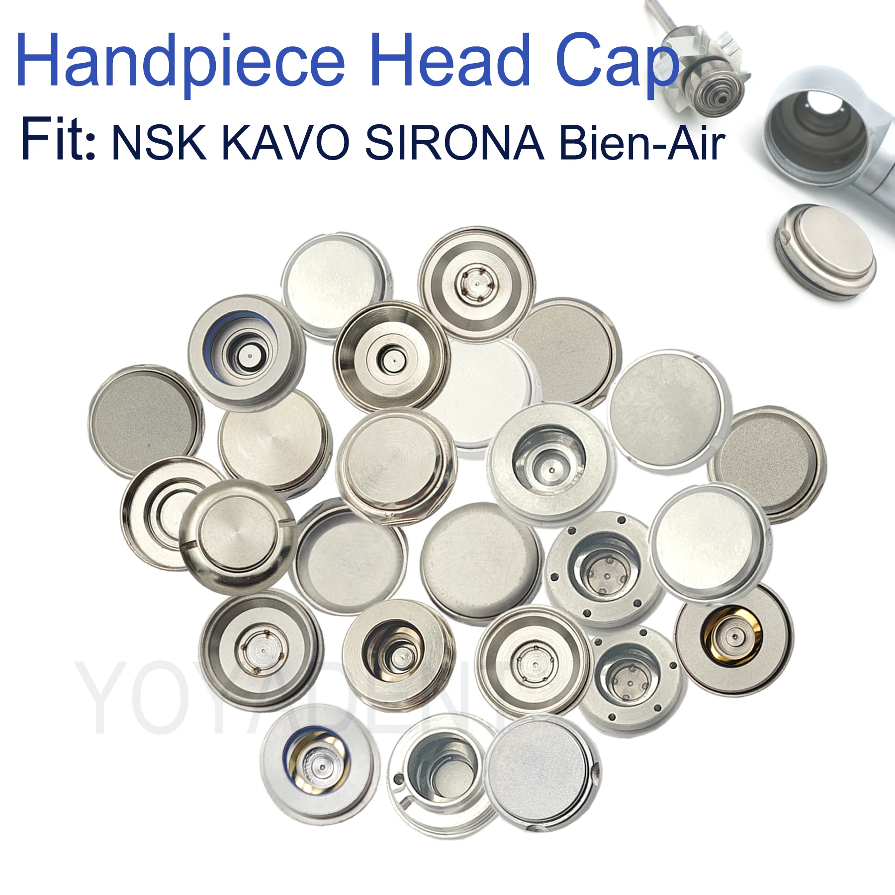 Fit NSK Max Air Series KAVO Sirona High Speed Handpiecec Dental Handpiece High Speed Head Cap Back Cover Stainless Dental Tools