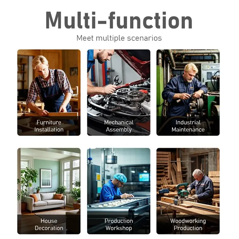 AA49 High Torque 3/8 Inch Pneumatic Air Drill Gun Straight Design For Woodworking Projects