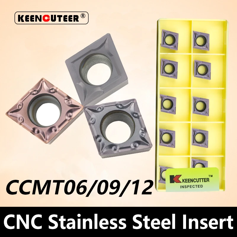 lamina de ccmt ccmt06 09 12 yz5018 yz735 yz15tf carboneto insercao para sclcr l torneamento externo ferramenta cortador torno cnc aco inoxidavel 01