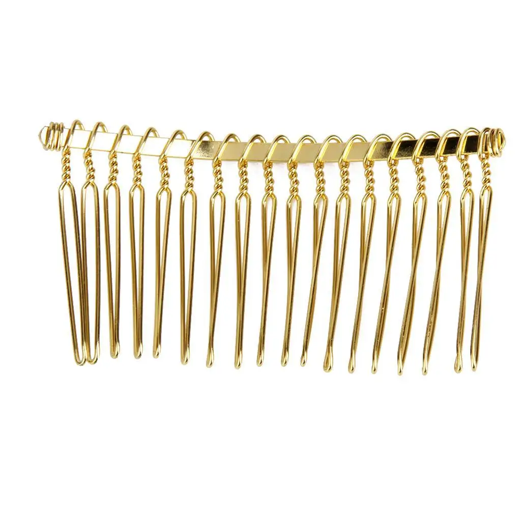 

Vtg Metal Hair Combs Slides Clip Tiara Fascinator Making Bridal Hair Accessories