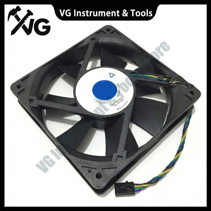 For Original JMC / DaTech 1225-12 HBAPW 12000B0038 DC 12V 1.84A 120x120x25mm 4-Wire Server Square cooling Fan