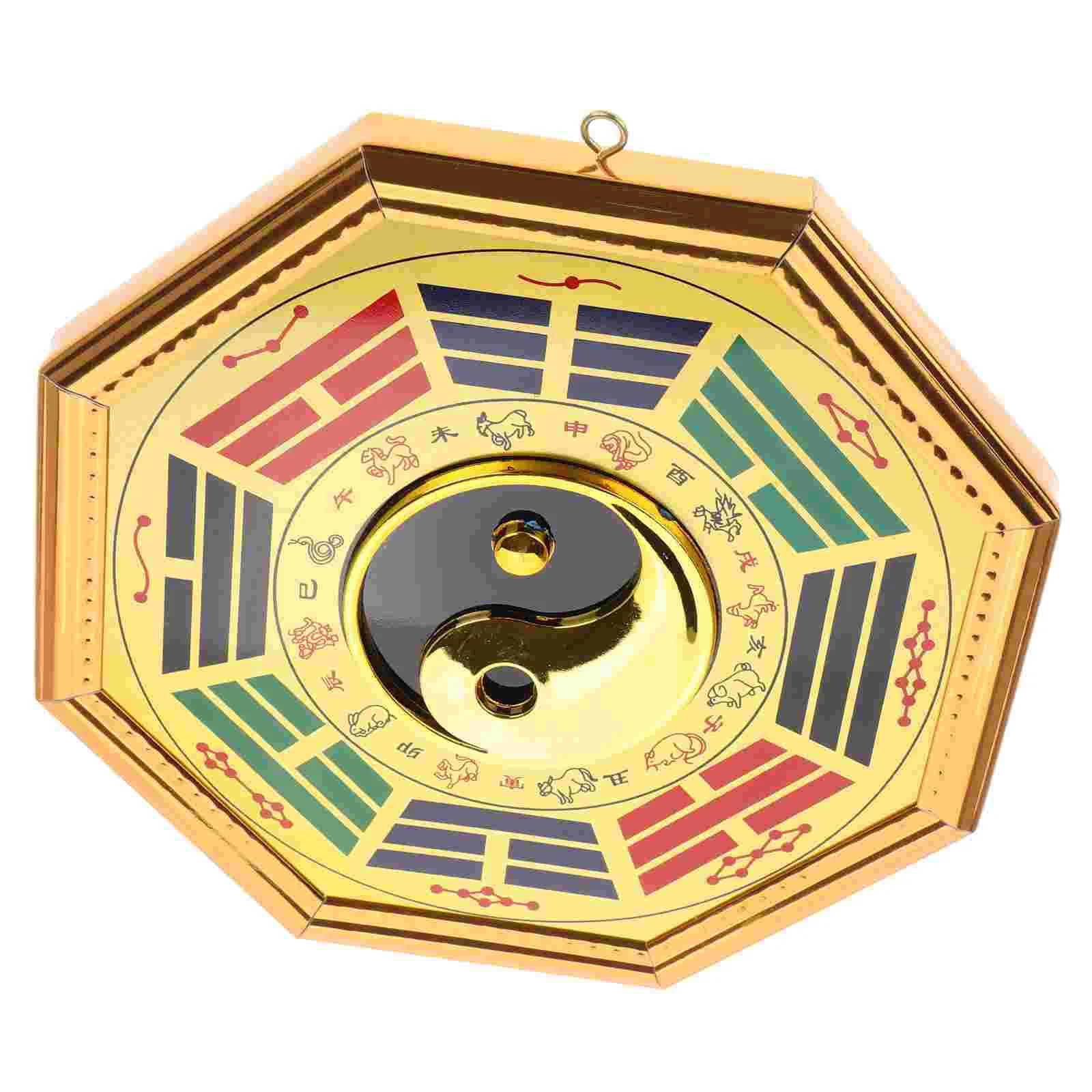 

Window Bronze Mirror Gossip Home Decoration 1950X1950X150CM Aluminum Sheet Chinese Bagua