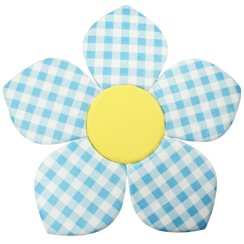 Flower Baby Bath Pad Infant Comfort Bathtub Mat Tub Support Lounger Sink Bath Cushion Newborn Photo Props 85LE