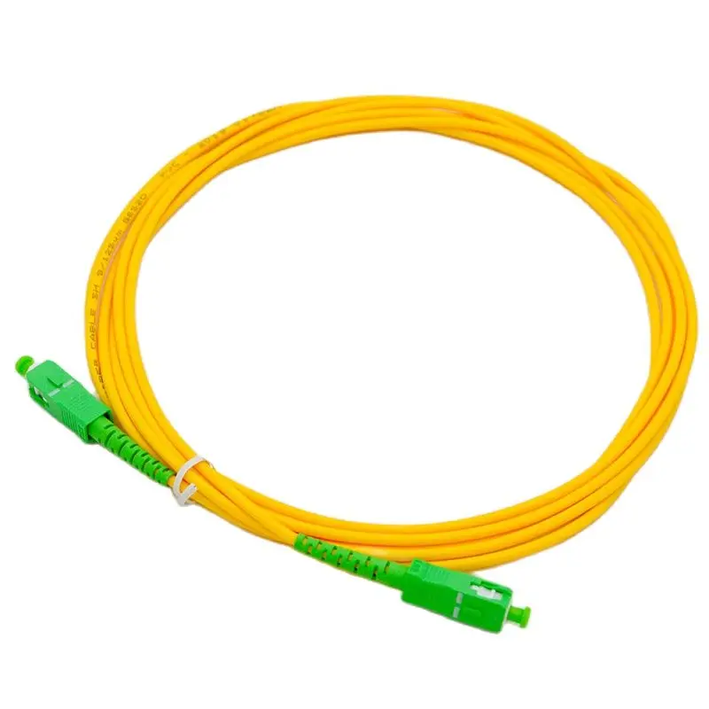 

10pcs New 3.0 Fiber Optic Jumper SC/APC-SC/APC 3m Gigabit Single-Mode Pigtail CATV Cable Special Wholesale