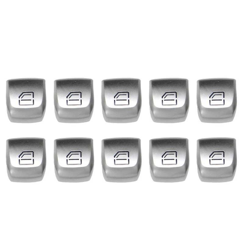 10X Car Left Right Front Window Switch Repair Button Cover For Mercedes Benz C Class W205 C200 W253 GLC 260 2229052203