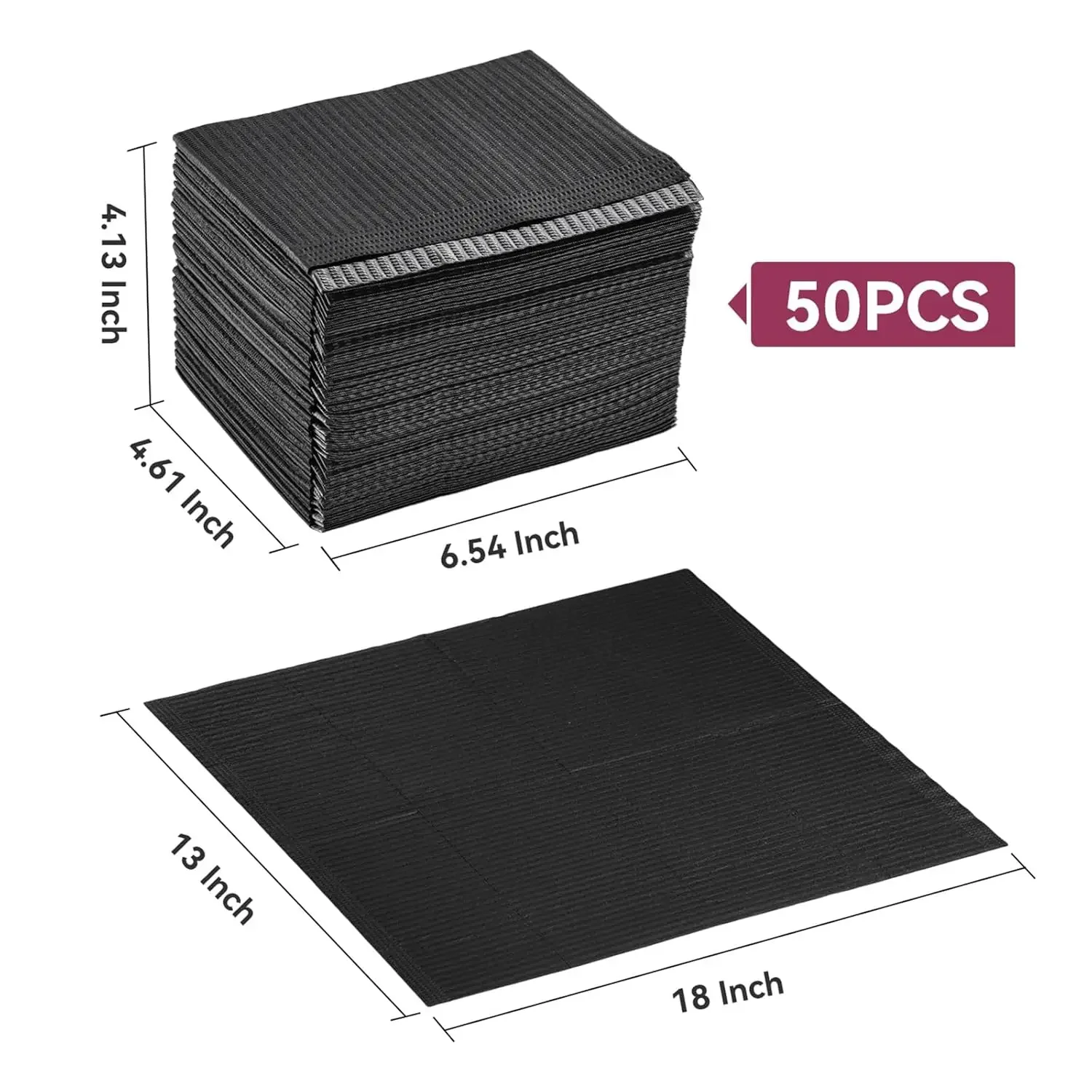 30/50/125/250 قطعة المتاح الوشم نظيفة الوسادة الأسود الوشم مريلة الجدول يغطي نظيفة المريض الأسنان المناديل لوازم