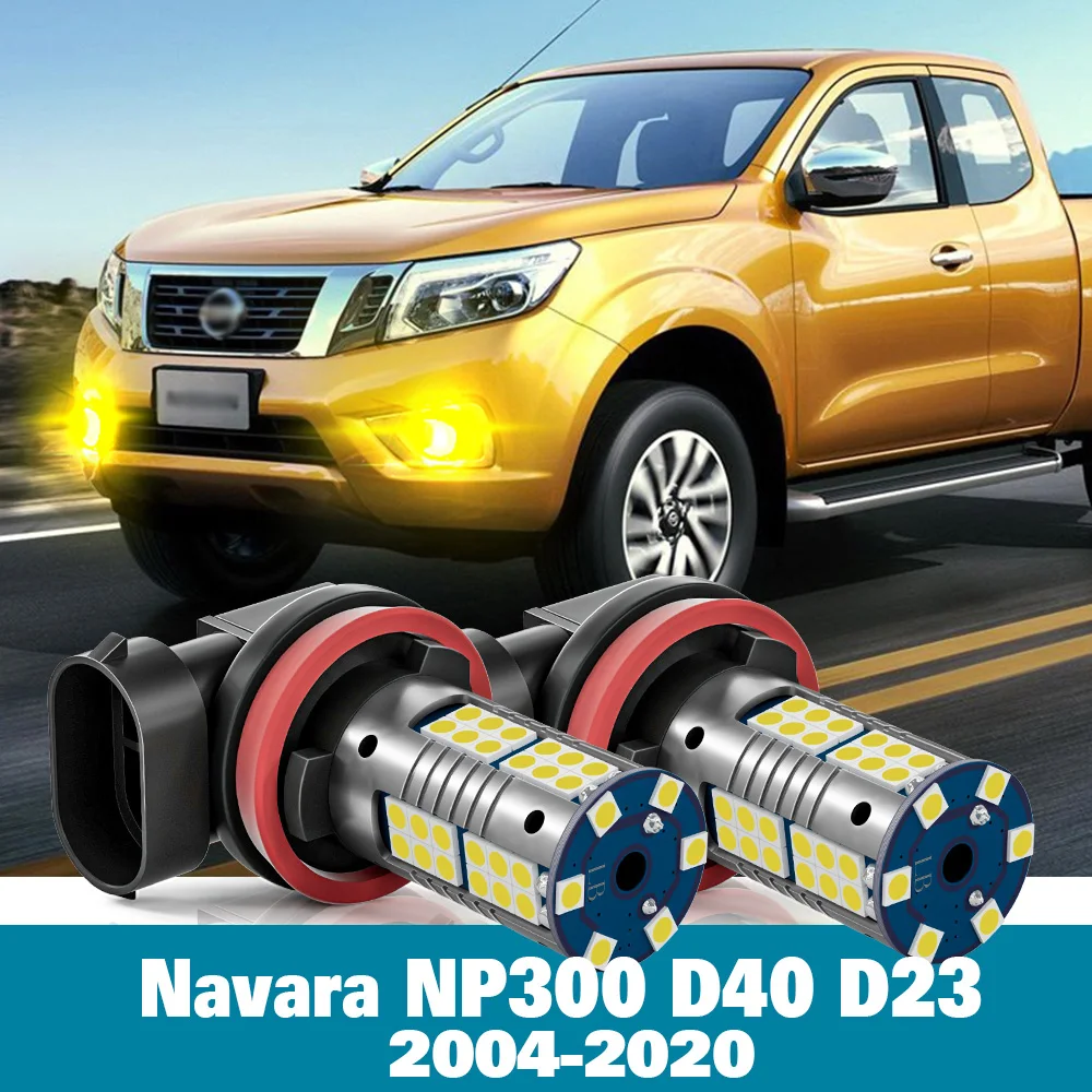 

2pcs LED Fog Light For Nissan Navara NP300 D23 D40 Accessories 2004-2020 2009 2010 2011 2012 2013 2014 2015 2016 2017 2018 2019