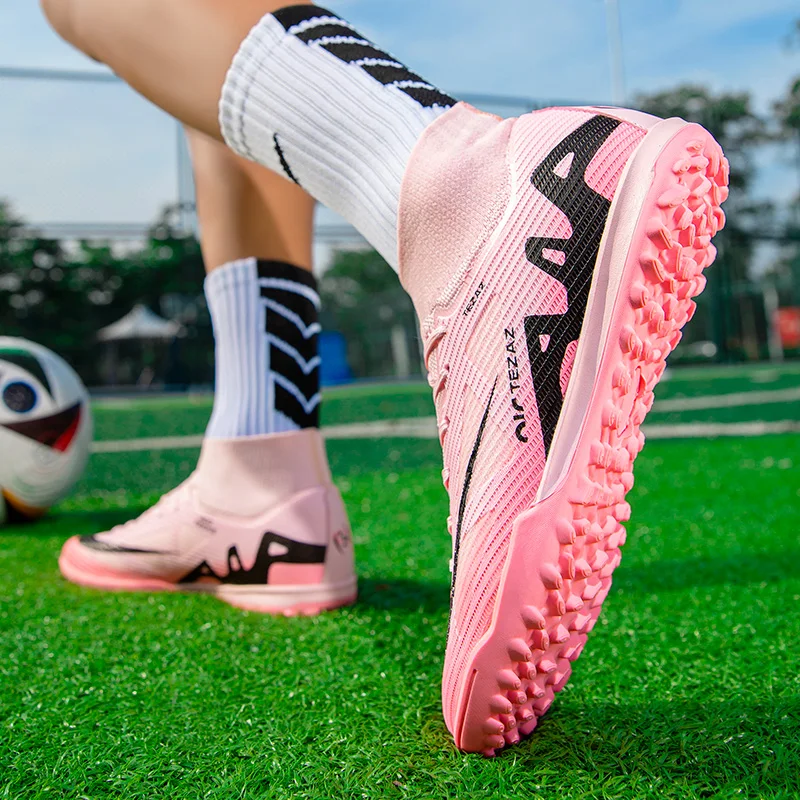 Botas de fútbol Super Star para hombre y mujer, zapatos de fútbol profesionales, transpirables, 2024