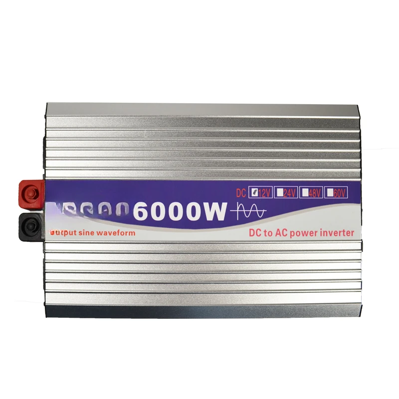 Pure Sine Wave inverter 8000W 5000W 6000W DC12V 24V to AC220V 50Hz 60Hz  inverter power Converter For Car Voltage transforme