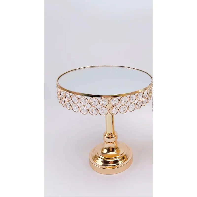 

Crystal multi-level cake display stand riser wedding ornament