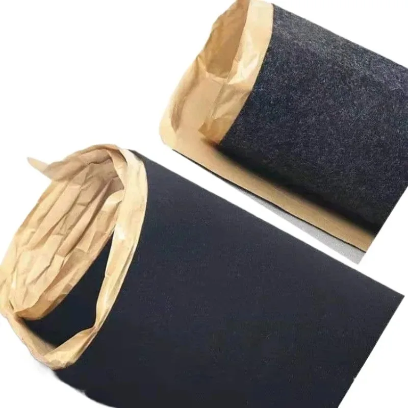 50cm*200cm Schwarz-Graue Farben Selbstklebender Filzstoff Vliesstoff-Zwischenfutter Filzstoffrollen für DIY Filz-Tischsets Nähen Patchwork – Detail 3