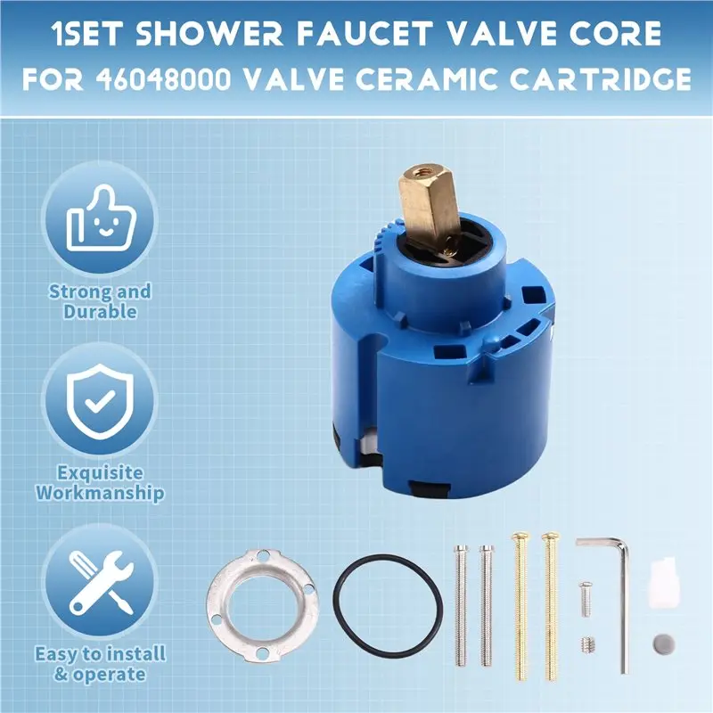 B47B-For Grohe 46048000 خلط متوافق مع صمام صنبور الدش استبدال خرطوشة الأساسية