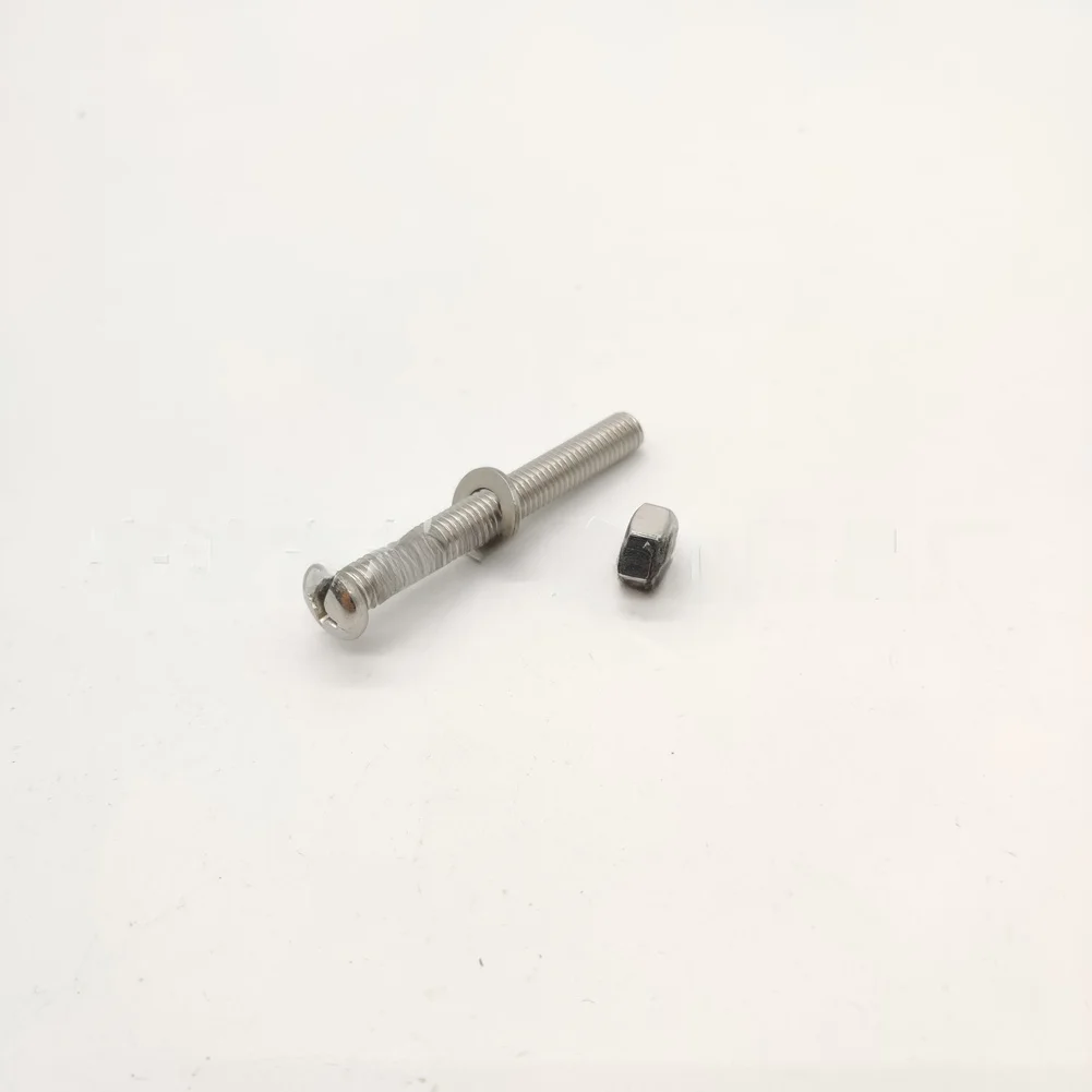Steel Screw Fasteners Silver Rust Resistant Replacement Parts For Underwater Pool Ladder Accessories Secure Tightening Hardware