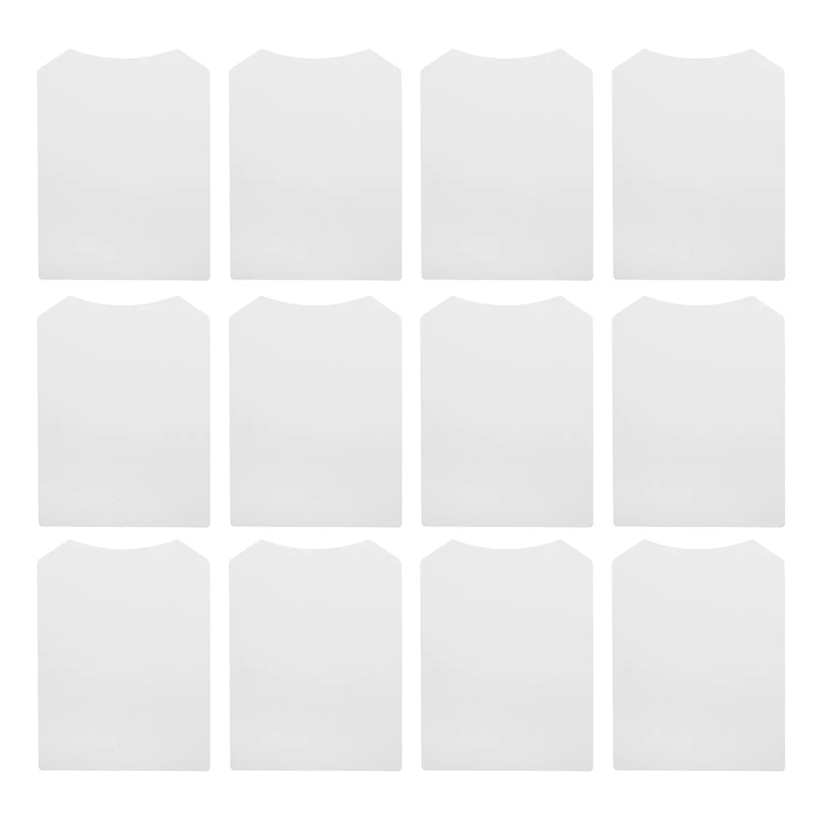 

50Pcs Lightweight Flat Cardboard Shirt Forms for Folding T Shirts Apparel Packaging Clothes Storage Display Garment Shape
