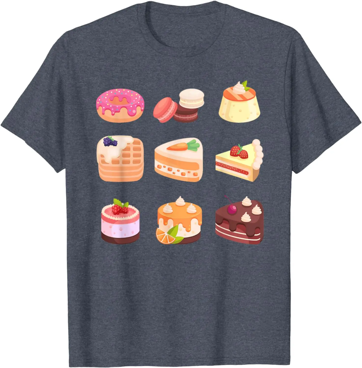 2024 Summer Delicious Cake Dessert Challenge Couples T-shirt