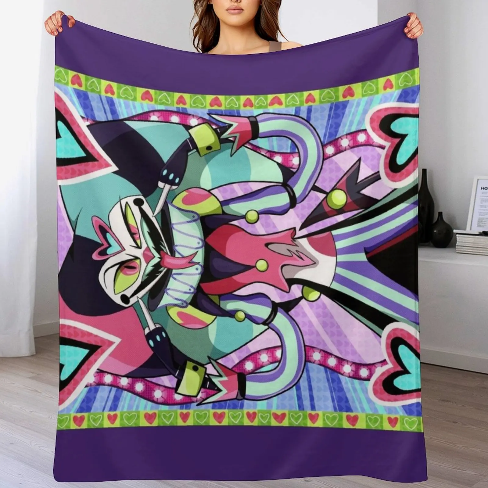 

Fizzarolli - 2 Minute Notice Throw Blanket Summer Decorative Beds blankets and throws Furry Blankets