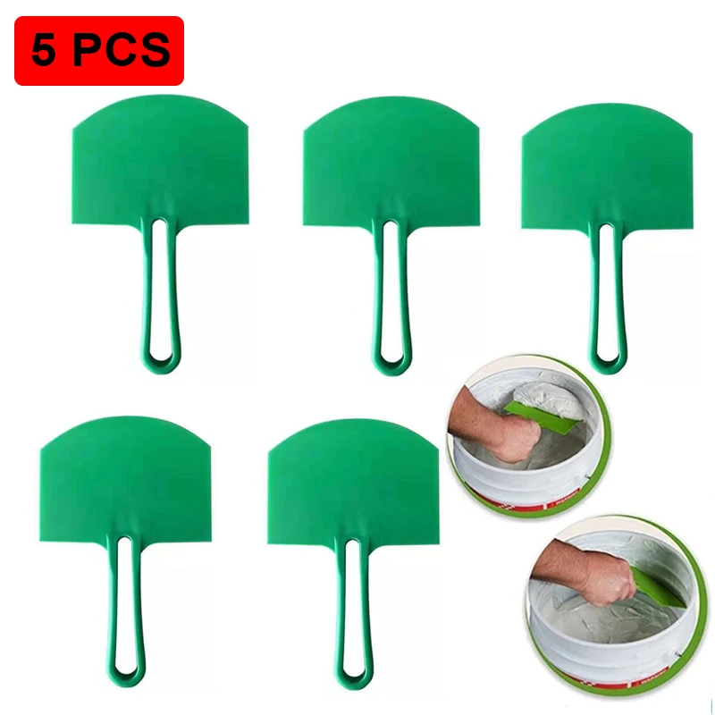 Plastic Putty Knife Hollow Handle Glass Window Paint Patching Flexible Tool Scraper Plastering Set Diy Flexible Home Improvement