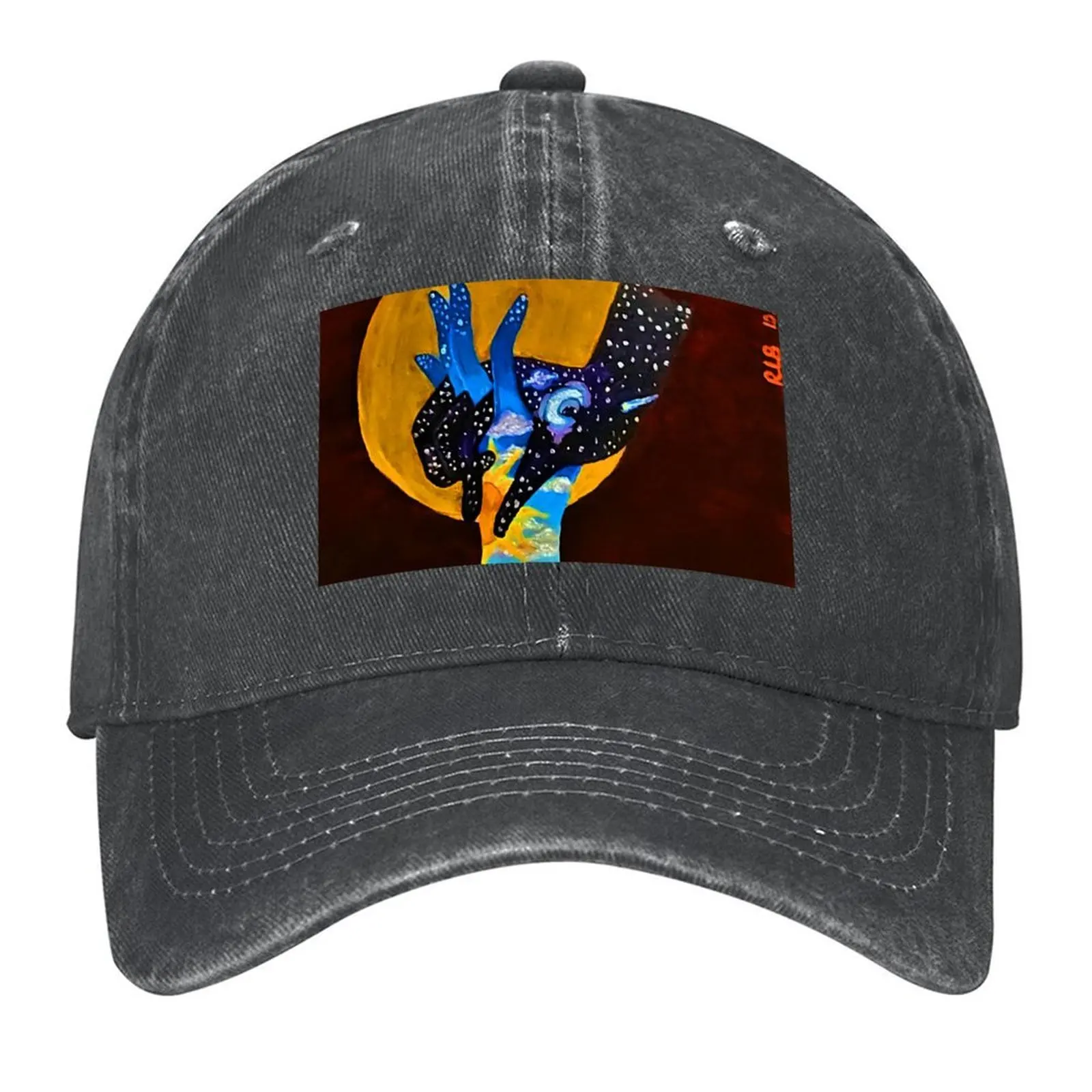 

When the Day Met the Night (Revamped) Baseball Cap derby hat hats for men Luxury Cap Hat Baseball Cap Women's Beach Men's