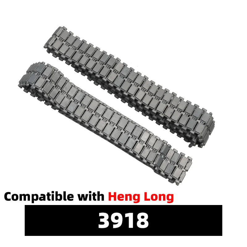 Binario metallico Heng Long 3918 compatibile con il carro armato Heng Long 1/16 US Abrams viene fornito con 4 maglie in metallo come bonus