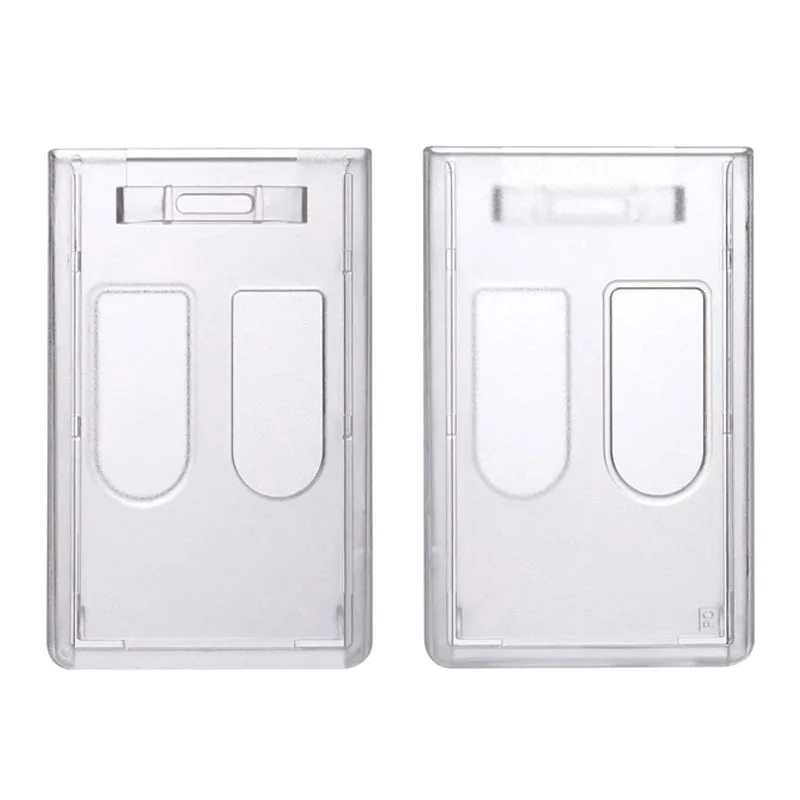 جديد للجنسين حاملي بطاقات العمل واضحة العملي بطاقة الهوية الحقيبة اسم بطاقة كم معرف الأعمال حالة البلاستيك الصلب حامي غطاء القضية